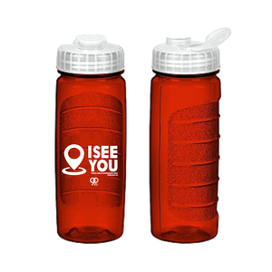 "I See You" Youth Bible Conference Red Water Bottles